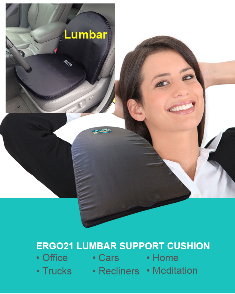 Better than a gel lumbar Support cushion or foam lumbar cushion