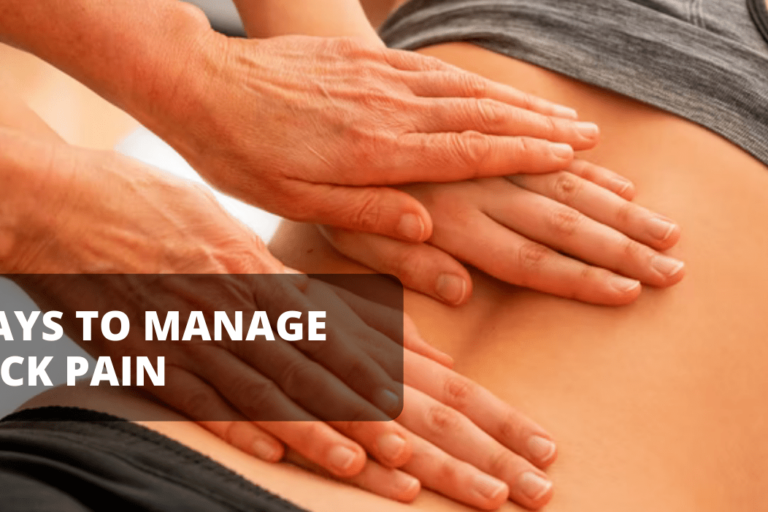 Five Ways to Manage Back Pain