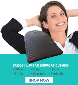 ERGO21 LiquiCell Coccyx Seat Cushion for Tailbone Pain Relief, Sciatica  Pain, Back Support | Donut Like Butt Pillow for Long Hours Sitting at