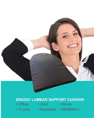 Better than a gel lumbar cushion or foam lumbar support cushion