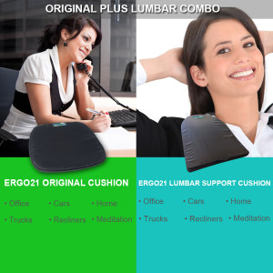 Ergo21 - Original and Lumbar combo cushions