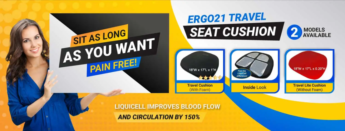 Excellent Travel Cushion that will make your long flights much more  comfortable - Ergo21