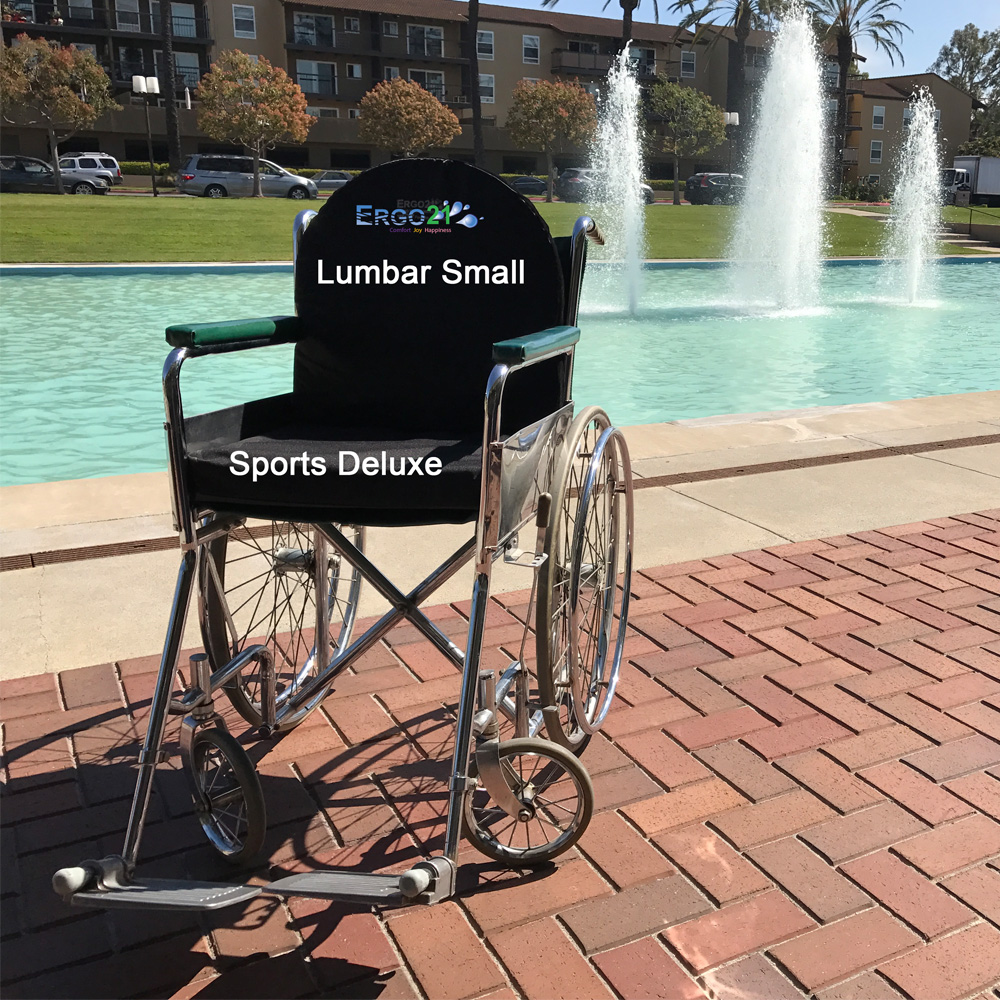 Lumbar sports wheelchair cushion