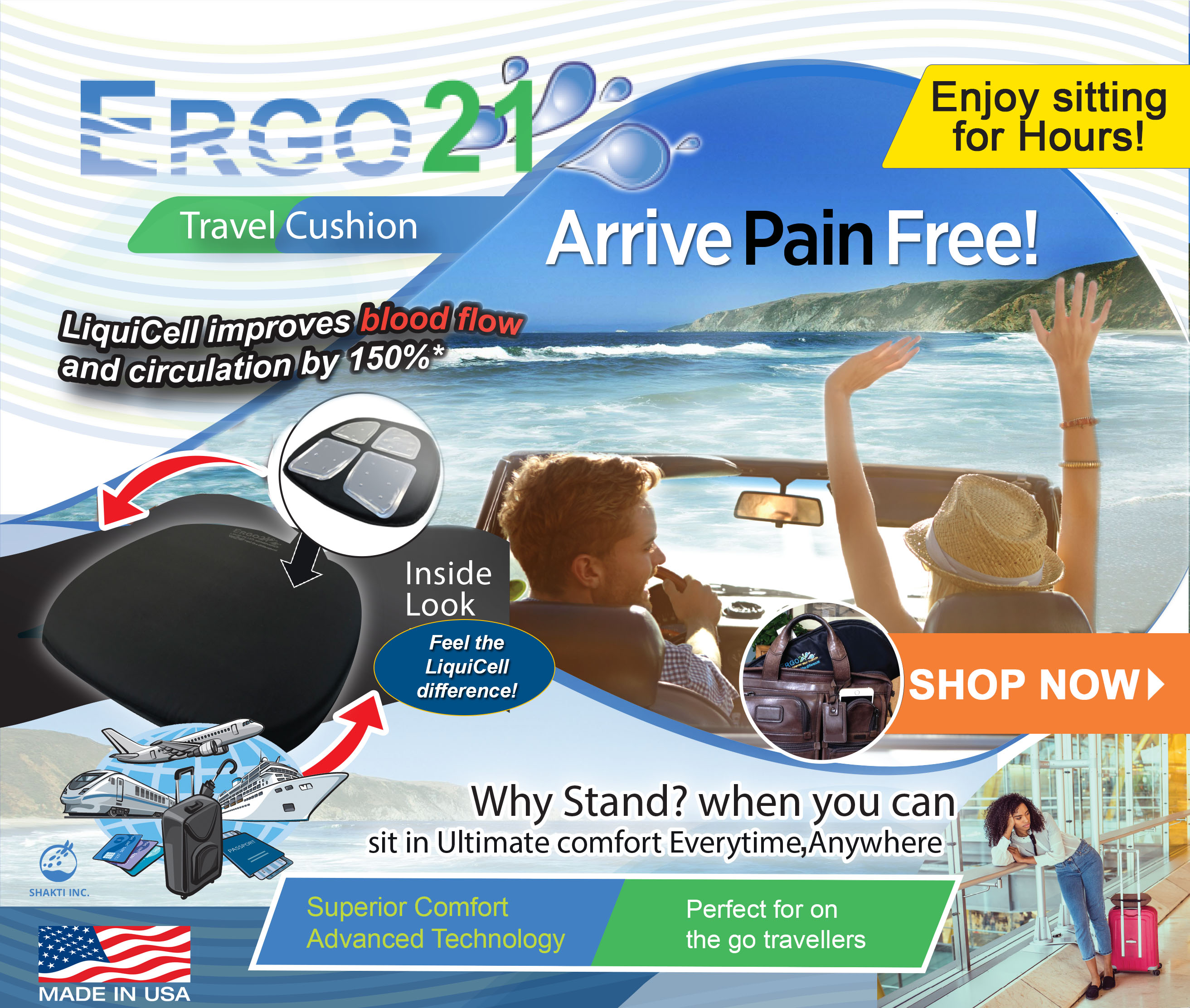 Pressure Relief Seat Cushion – Bravo Goods