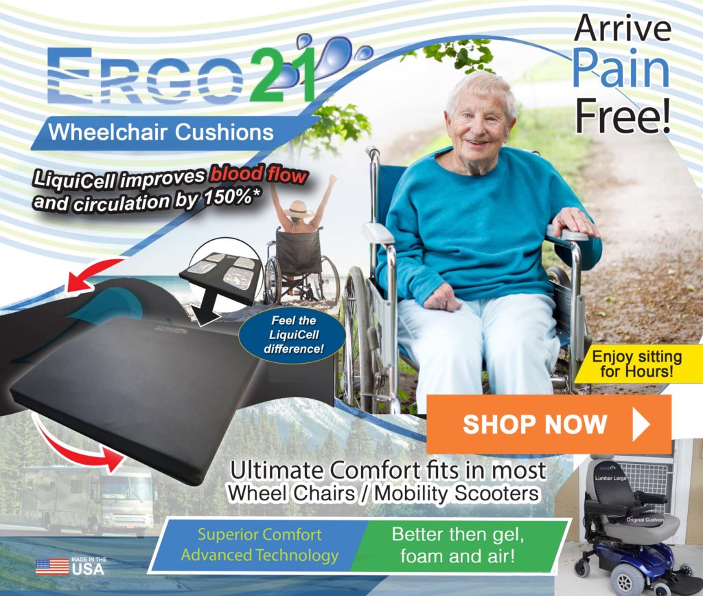 VCOMSOFT Wheelchair Cushions,Back&Elbow Soft Support seat Cushion,Prevent  Pressure Sore, Non-Slip,Warming,Suite for 18''Wheelchair with Full Armrest
