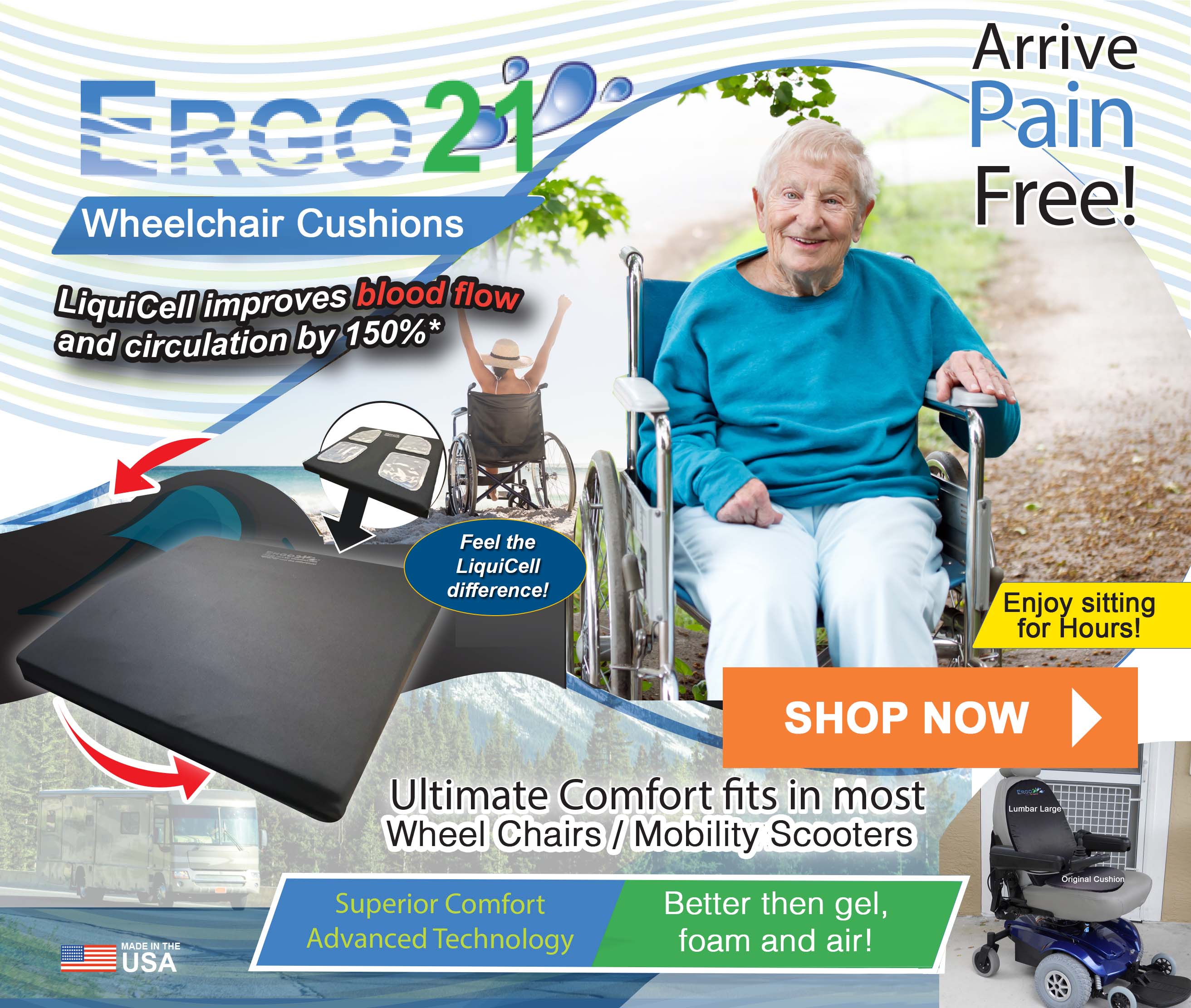 DIFFERENCES BETWEEN WHEELCHAIR SEAT CUSHIONS: GEL VS FOAM VS AIR