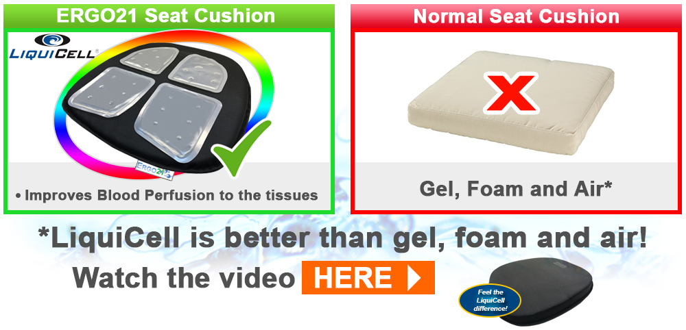 Cushion With or Without LiquiCell Comparison