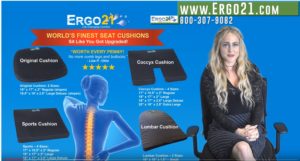 Seat Cushions For Pinched Nerve in leg, neck or shoulder - Ergo21