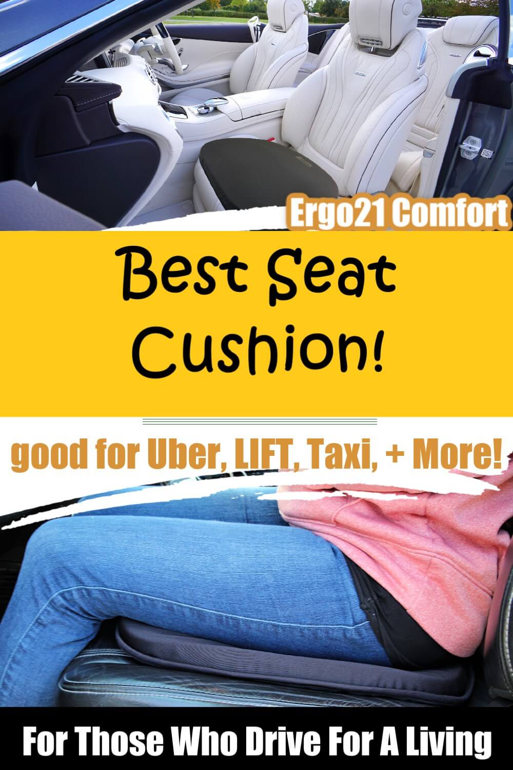  5 STARS UNITED Seat Cushion for Desk Chair - Tailbone, Coccyx  Sciatica Pain Relief - Office Chair Cushions - Wheelchair Cushions - Car Seat  Cushions - Pressure Relief Lifting Cushions : Office Products