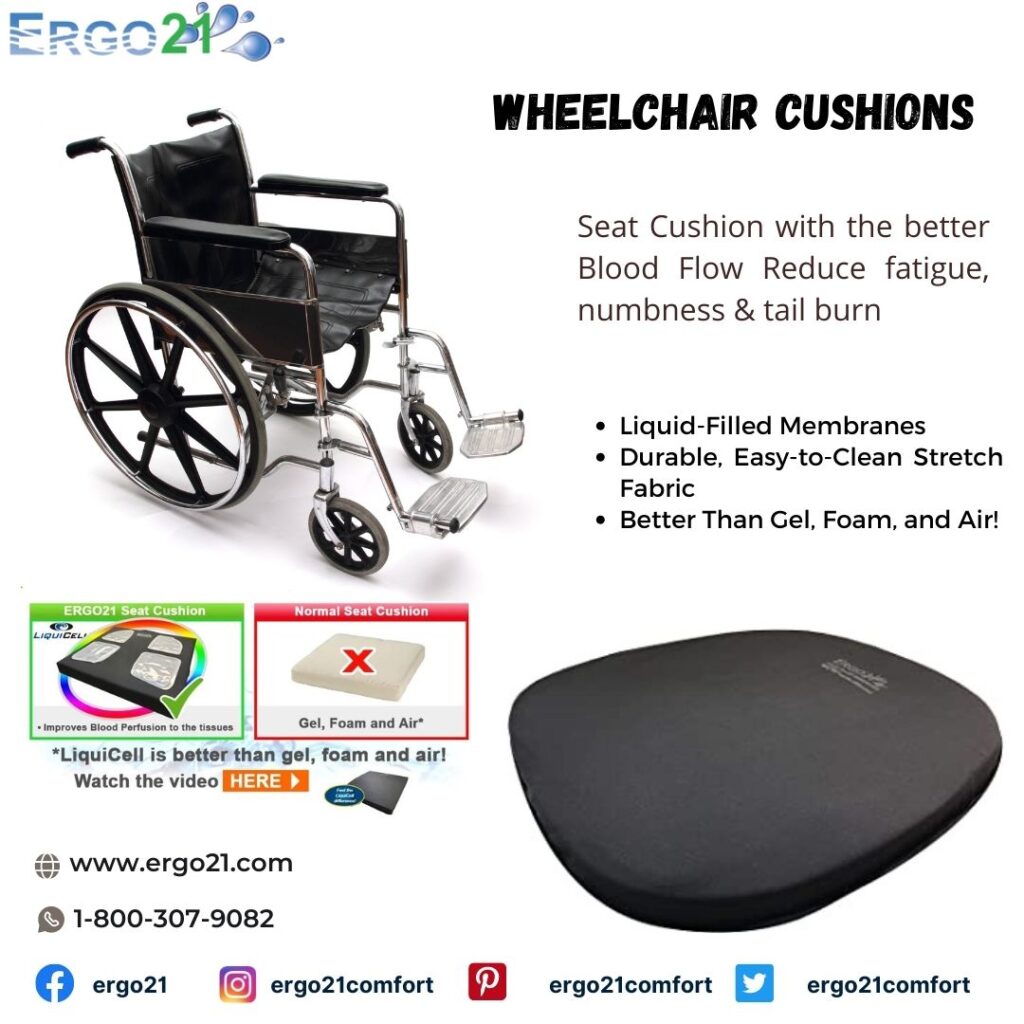 Drive Medical - General Use Extreme Comfort Wheelchair Back Cushion with Lumbar Support