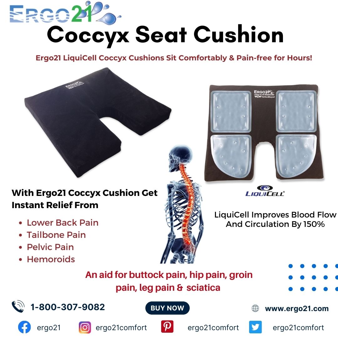 Coccyx Tailbone Cushion, Pressure Care