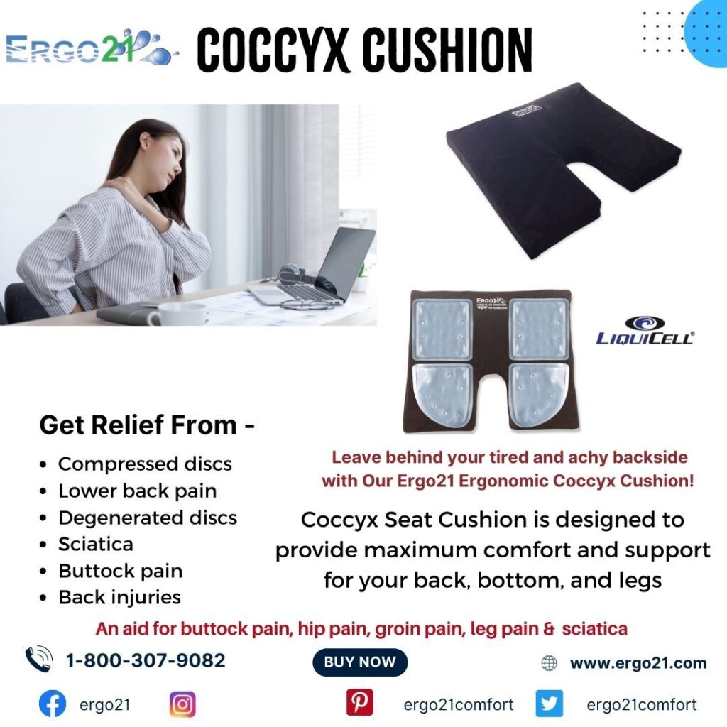 5 Ways Coccyx Cushion Helps Relieve Tailbone Pain - Ergo21