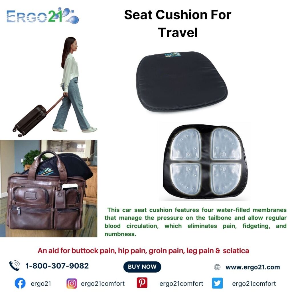 Make Long Drives Comfortable Car Seat Cushion for Back Pain