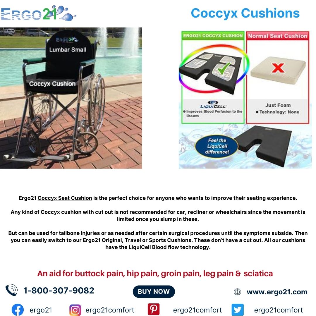 5 Ways Coccyx Cushion Helps Relieve Tailbone Pain - Ergo21