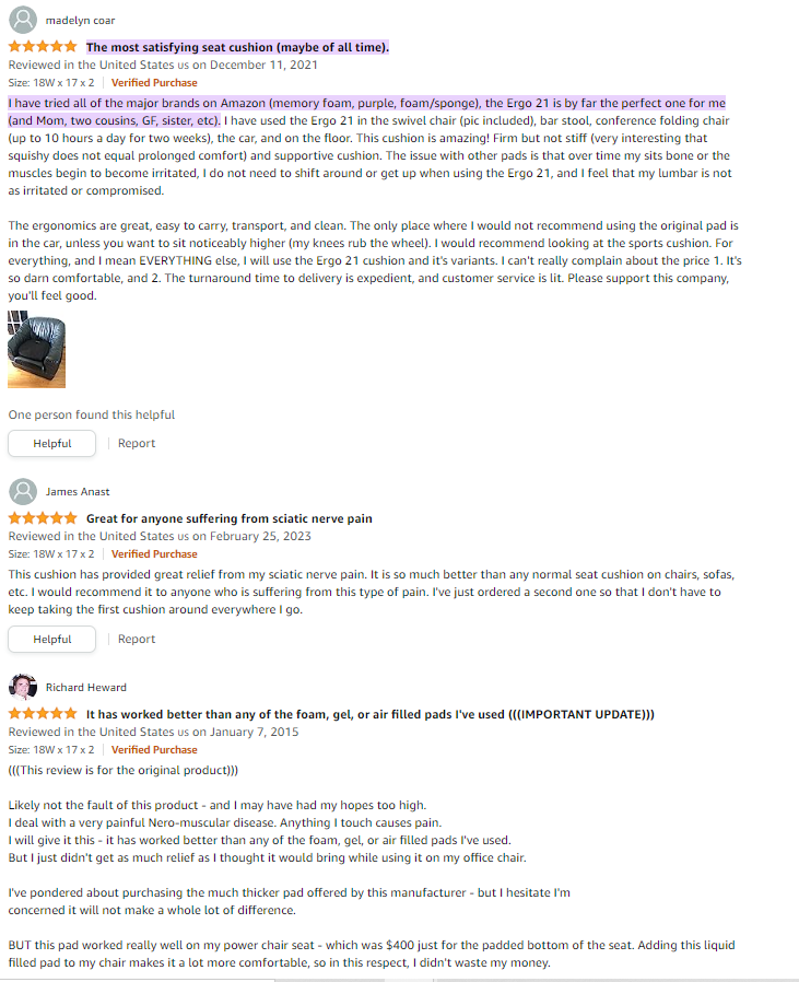 car seat cushions review
